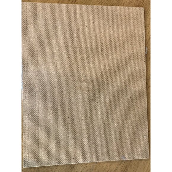 Fall Landscape Oil Painting On Board Mountain Lake Trees 8 x 10 - Picture 4 of 7